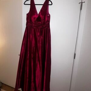 Satin formal dress